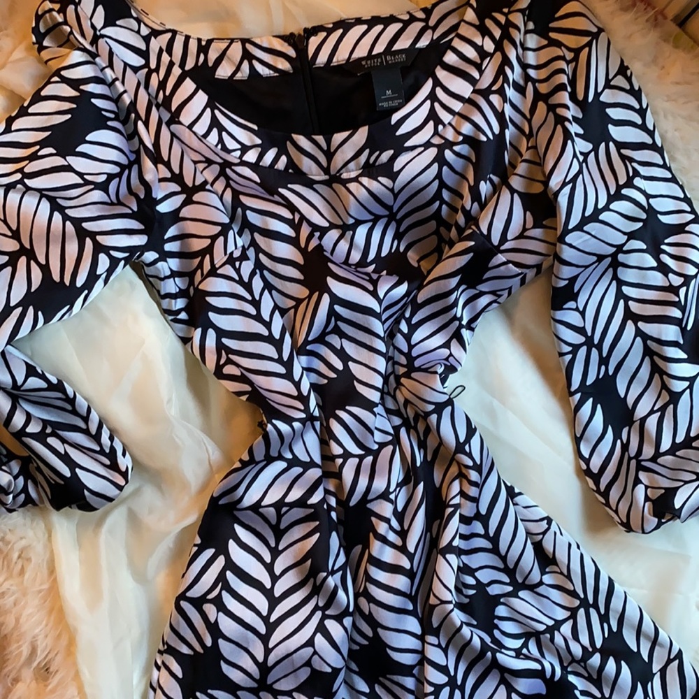 White Black Market Silky Dress